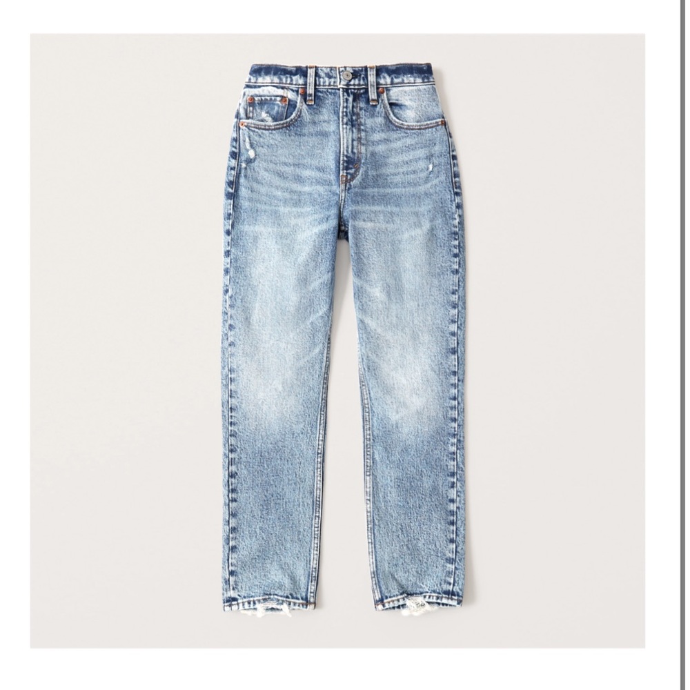 Abercrombie and fitch women’s high rise acid wash jean